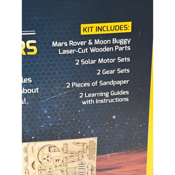 National Geographic Stem Solar Powered Space Explorers Mars Rover & Moon Buggy K - Picture 6 of 9
